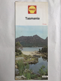 Map, Shell Touring Service, Tasmania
