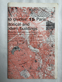 Map, Architectural Design, Map guides: 15 Paris historical and modern buildings