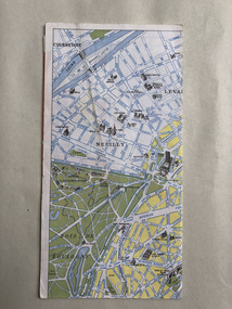 Map, Blondel La Rougery, Find Your Way in Paris, 1959