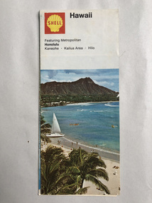 Map, Shell Touring Service, Hawaii
