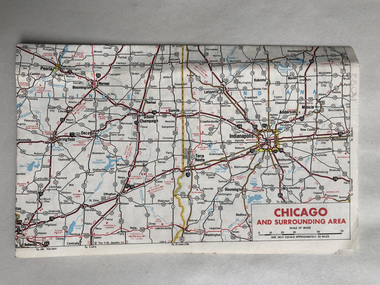 Map, H M Gousha Company, Chicago