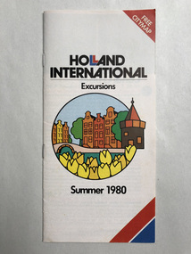 Pamphlet, Holland International Excursions, Summer 1980, 1980