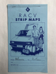 Map, RACV, Strip Maps Melbourne to Portsea