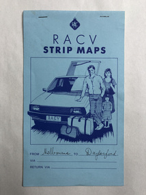 Map, RACV, Strip Maps Melbourne to Portsea