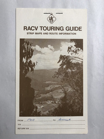 Map, RACV, Strip Maps Melbourne to Benalla