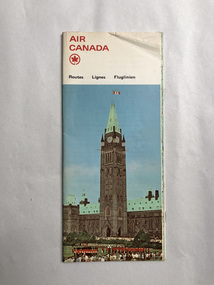 Pamphlet, Air Canada Routes