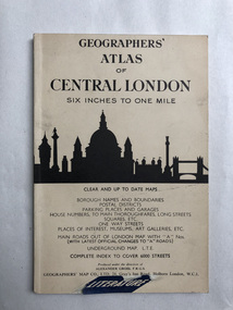 Booklet, Geographers, Atlas of Central London