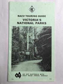 Pamphlet, RACV, Victoria's National Parks
