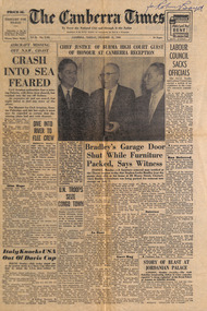 Newspaper - Clipping, The Canberra Times, Canberra Defended Against Author's Charges of Departure From Plan, 13.12.1960