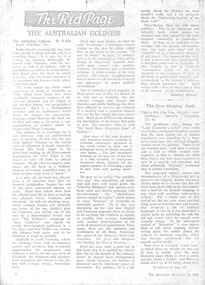 Magazine - Clipping, Geoffrey Dutton et al, The Australian Ugliness, 28.12.1960
