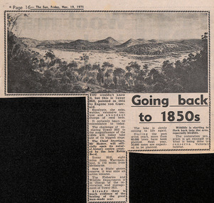 Newspaper - Clipping, The Sun, Going back to 1850s, 19.11.1971