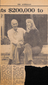 Newspaper - Clipping, The Australian, "They can tear it down if they want to” begins article with quote by Jorn Utzon