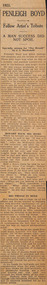 Newspaper - Clipping, J. S. Macdonald, A man success did not spoil, 1923