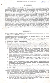 Document, Family Genealogy