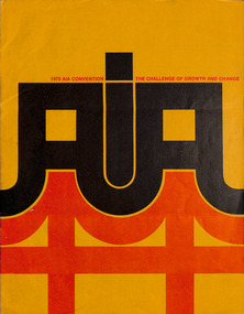 Booklet, American Institute of Architects, Program, 1973