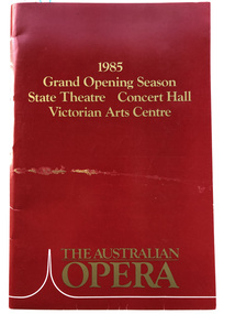 Document, The Australian Opera, 1985