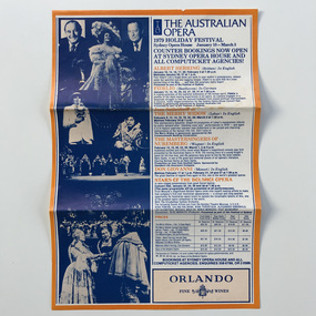 Pamphlet, The Australian Opera, 1979