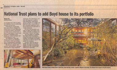 Newspaper - Clipping, The Age, 6-Oct-04