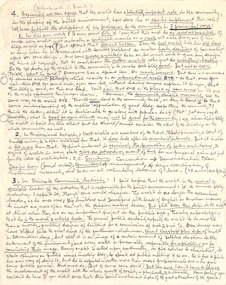 Document - Manuscript, Robin Boyd, (4. Assuming we can agree that the architect’s has a potentially important role in the community...), 1971