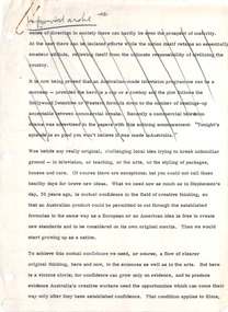 Document - Manuscript, Robin Boyd, Imported Archi…