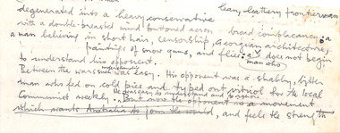 Document - Notes, Robin Boyd