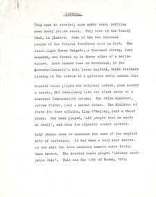 Document - Manuscript, Robin Boyd, Canberra, 1966