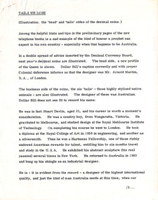 Document - Manuscript, Robin Boyd, Tails We Lose, 1962
