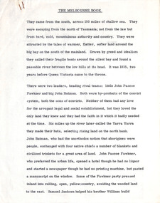 Document - Manuscript, Robin Boyd, The Melbourne Book, 1966