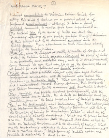 Document - Speech, Robin Boyd, Australia Fair?, c. 1965