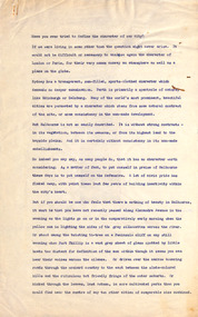 Document - Manuscript, Robin Boyd, (have you ever tried to define the character of our city?)