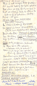 Document - Talk notes, Robin Boyd, 2nd Rule of Aust Ug, c. 1967