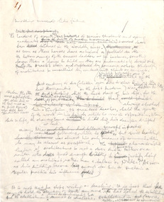 Document - Talk notes, Robin Boyd, Nothing succeeds like failure