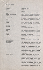 Document - Script, Robin Boyd, The Flying Dogtor. Episode 7 The Bodgie Bird, 1963