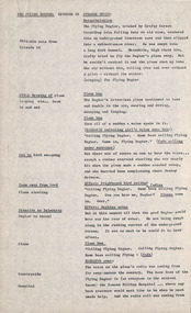 Document - Script, Robin Boyd, The Flying Dogtor. Episode 15 Strange Spots, 1963