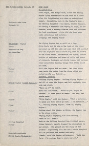 Document - Script, Robin Boyd, The Flying Dogtor. Episode 17 Home Again, 1963