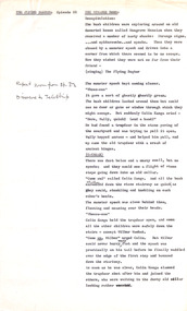 Document - Script, Robin Boyd, The Flying Dogtor. Episode 33 The Strange Door, 1963