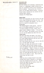 Document - Script, Robin Boyd, The Flying Dogtor. Episode 39 The Second Clue, 1963