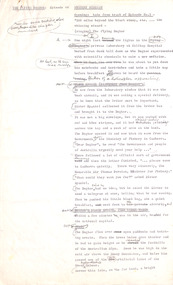 Document - Script, Robin Boyd, The Flying Dogtor. Episode 44 Mystery Mission, 1963