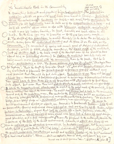 Document - Manuscript, Robin Boyd, The Architect's Role in the Community
