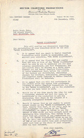 Document - Invention, Clement Hack, Hector Crawford Productions, Sound Illustrator documentation, Dec-59