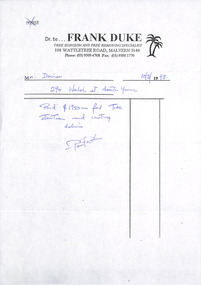 Document - Invoice, 10.08.1998