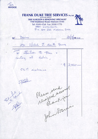 Document - Invoice, 22.09.2000