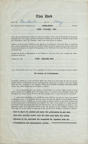 Document - Contract, MUP and Robin Boyd, 14.05.1963