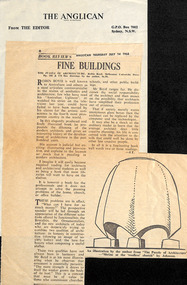 Newspaper - Clipping, J. T, Fine Buildings, 14.07.1966