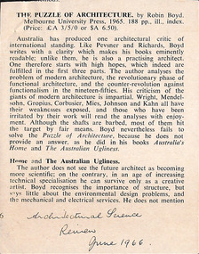 Journal - Clipping, Book review, Jun-66