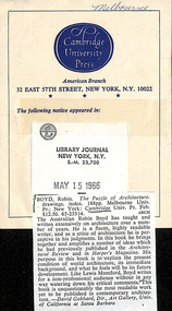 Newspaper - Clipping, Book review, 15.05.1966