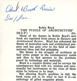 Newspaper - Clipping, Book review, Dec/Jan 1966