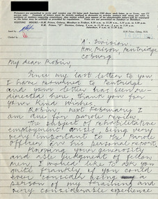 Letter, To Robin Boyd, 14.10.1965