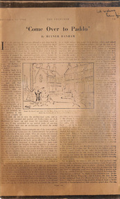 Magazine, Reyner Banham, Come Over To Paddo', 15.11.1962