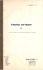 Document, George L Steele, Sworn Valuer, Valuation and Report, 14.04.1961